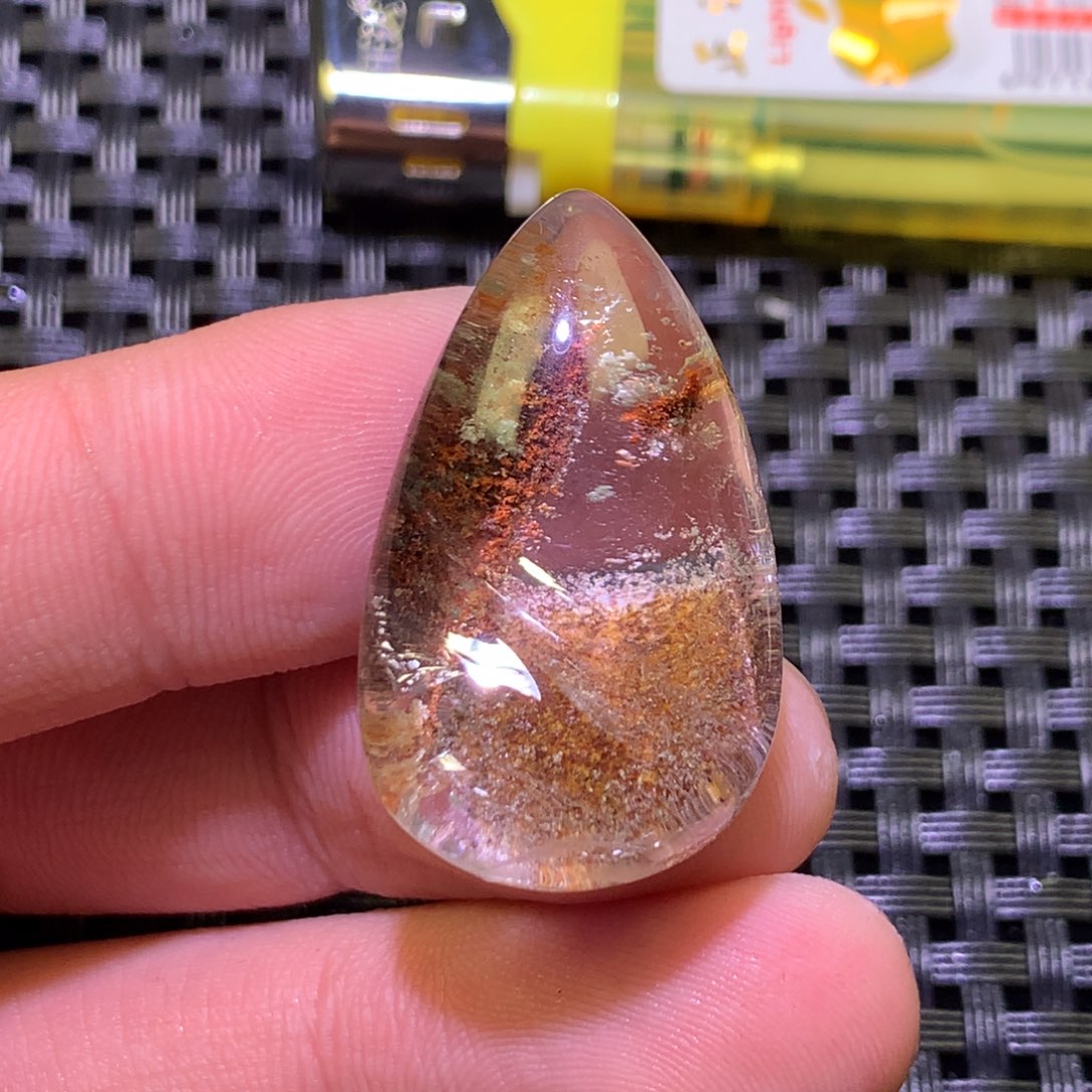 水晶颈饰9K金镶嵌睡****扰