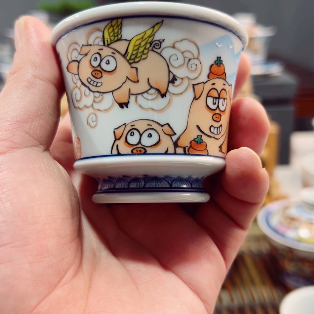 杯景德镇手工手绘