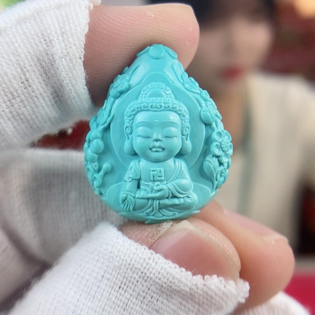 绿松石珠宝奇石未镶嵌