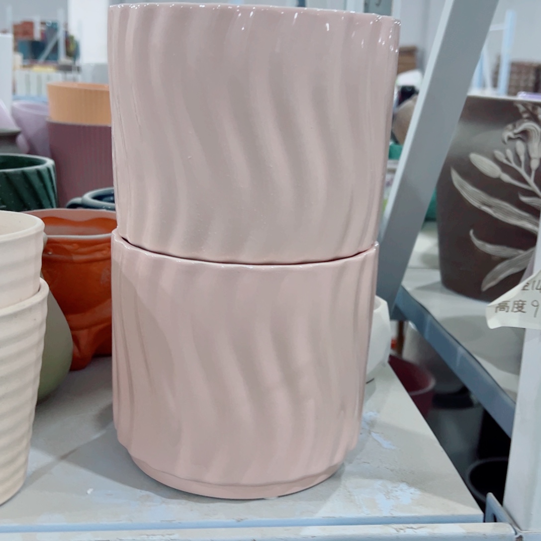 有孔，陶瓷花盆满10米包邮发货