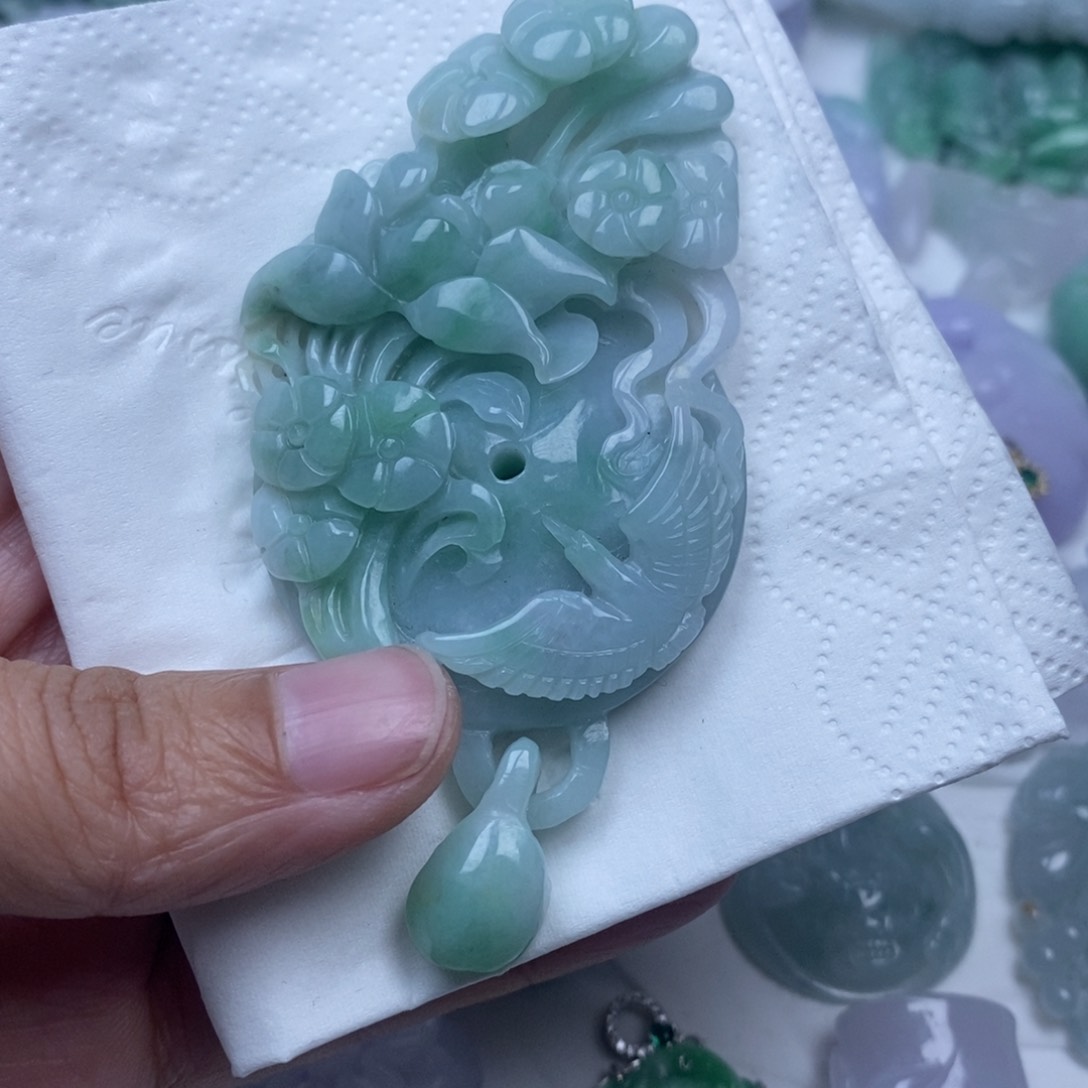 颈饰未镶嵌翡翠翡翠