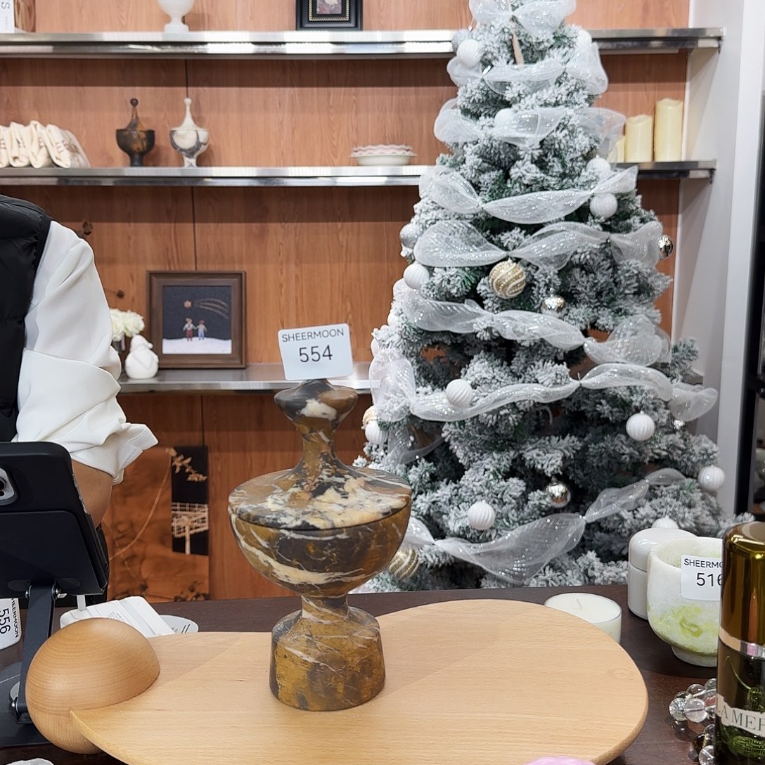 大理石554黑金花许愿池