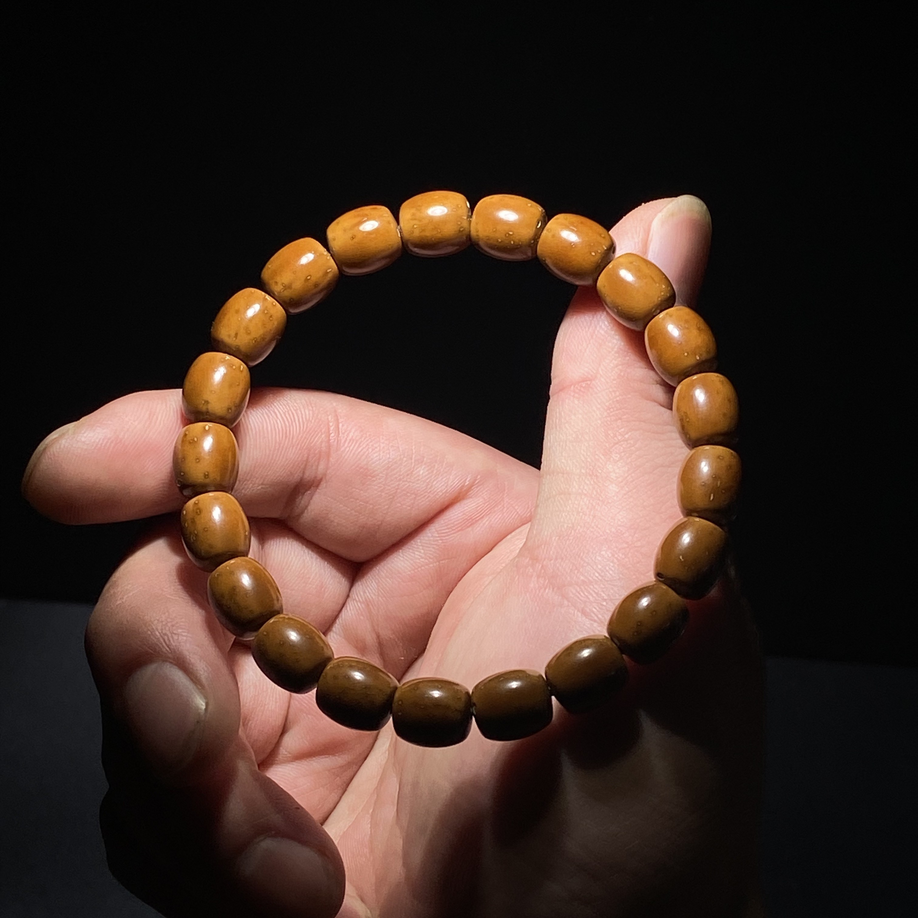 【教授出品】SSS级实心紫金鼠精工枣珠毕业级暴力归圆直切小尺手串