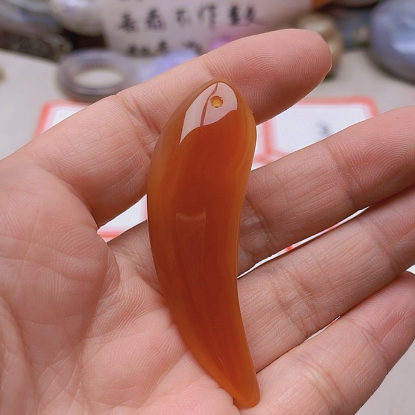 【闪购商品】未镶嵌玛瑙/玉髓珠宝半成品静**天