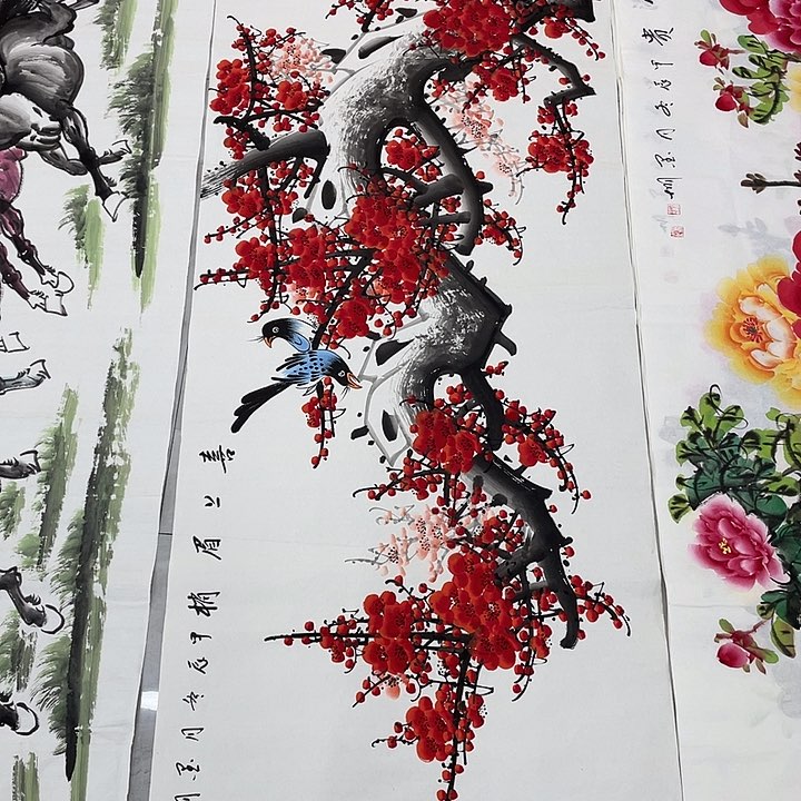 国画真真正正专心致志谢谢