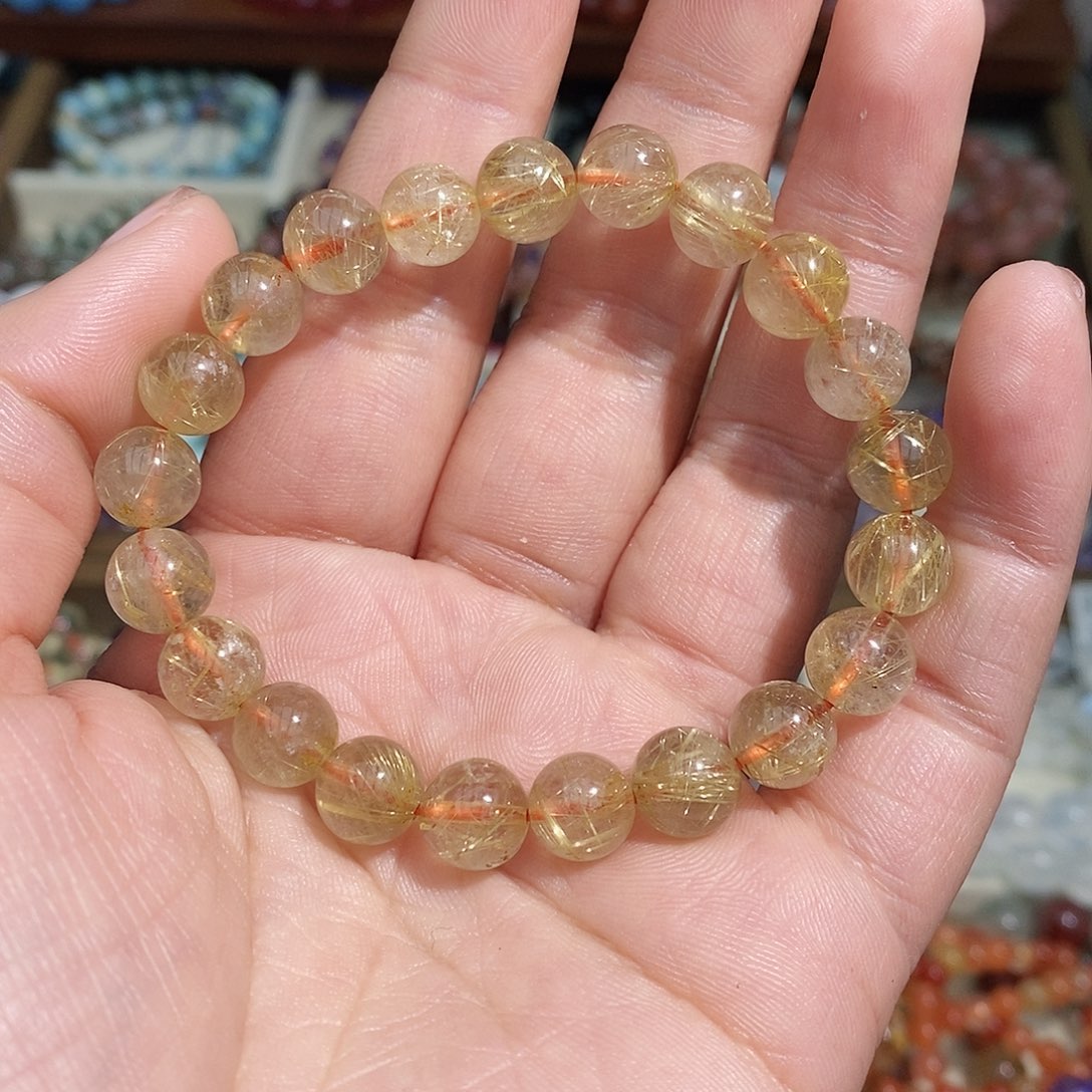 水晶手链未镶嵌金发晶