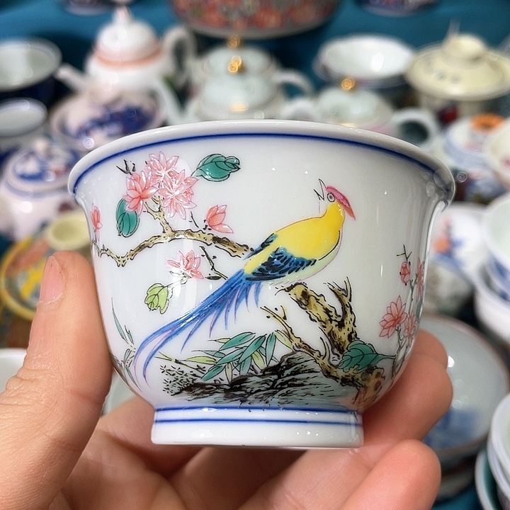 景德镇陶瓷艺术主人杯1234