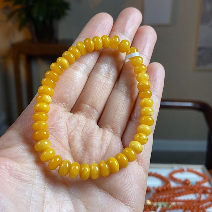 琥珀手链未镶嵌蜜蜡手串7