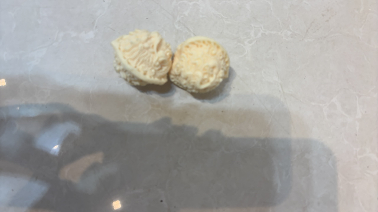 B001天然冰料猛犸牙核桃 