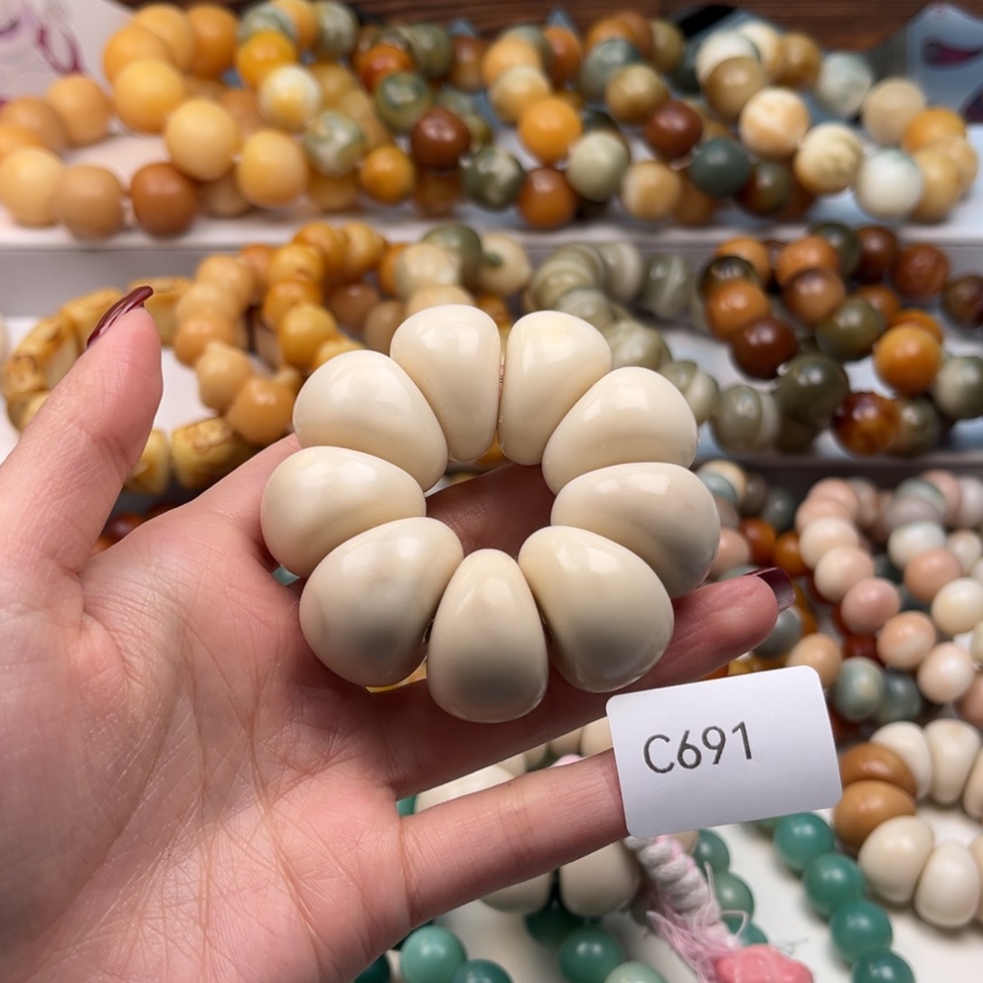 菩提根/象牙果手串喂****笑24mm通货手捻一个c691