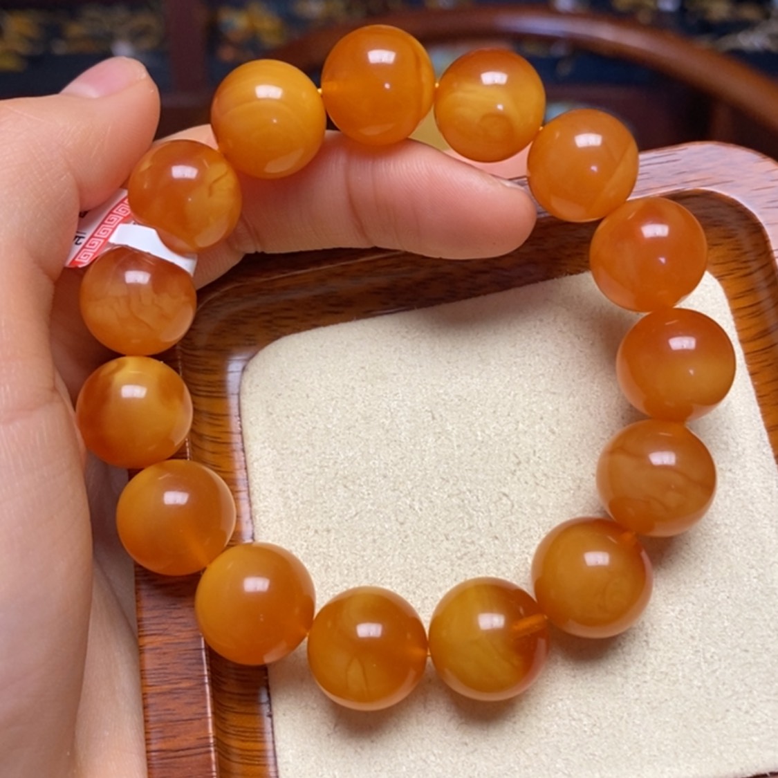 【闪购商品】蜜蜡手链未镶嵌手串