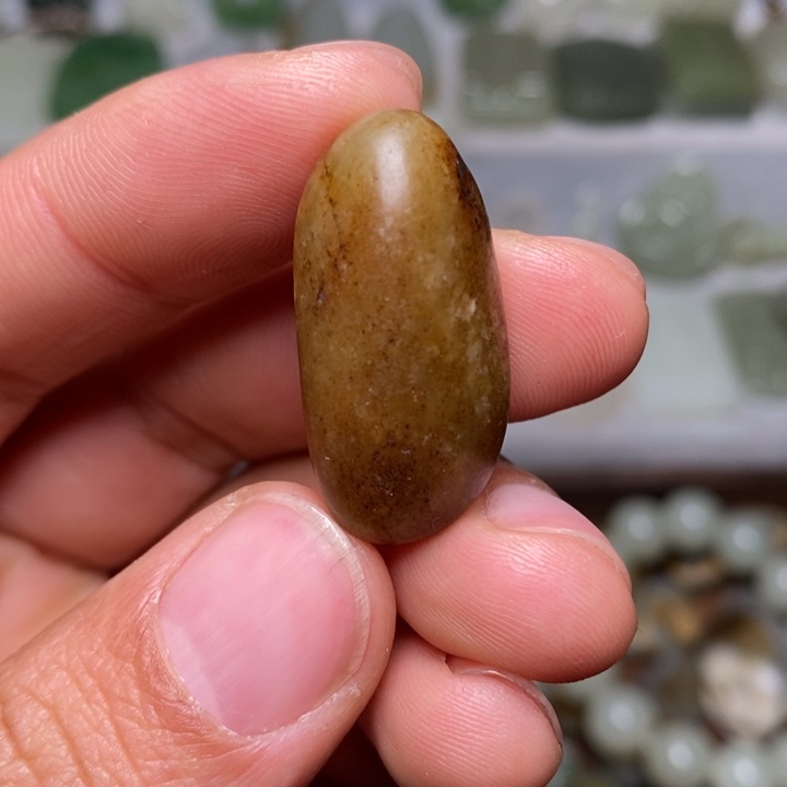 和田玉原石籽玉10.9克未镶嵌