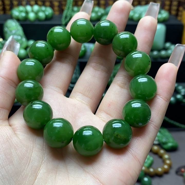 和田玉（碧玉）手串未镶嵌