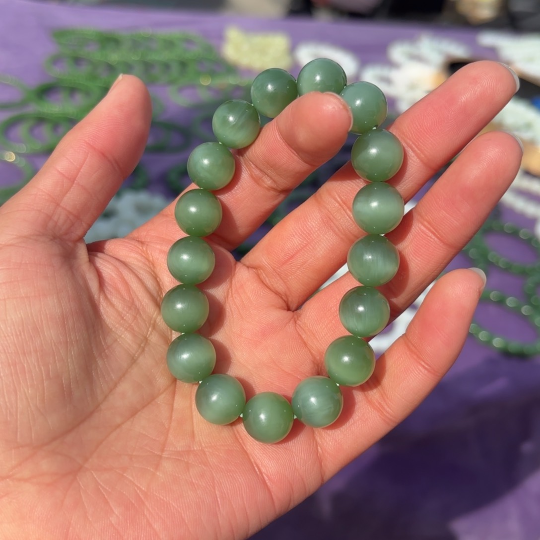 和田玉手链未镶嵌