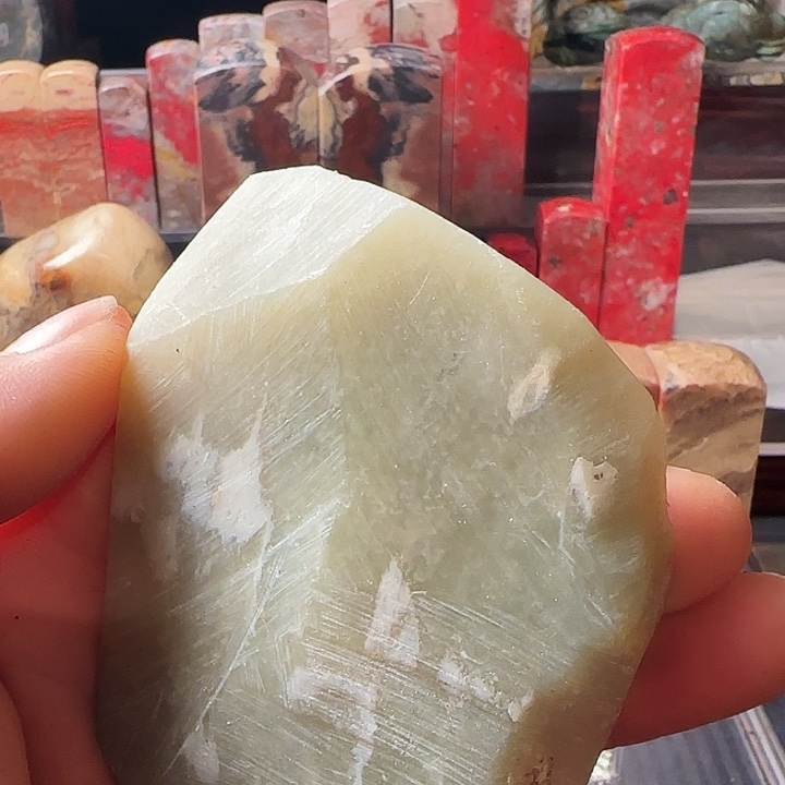 用***墨昌化石印石昌化白玉石原石