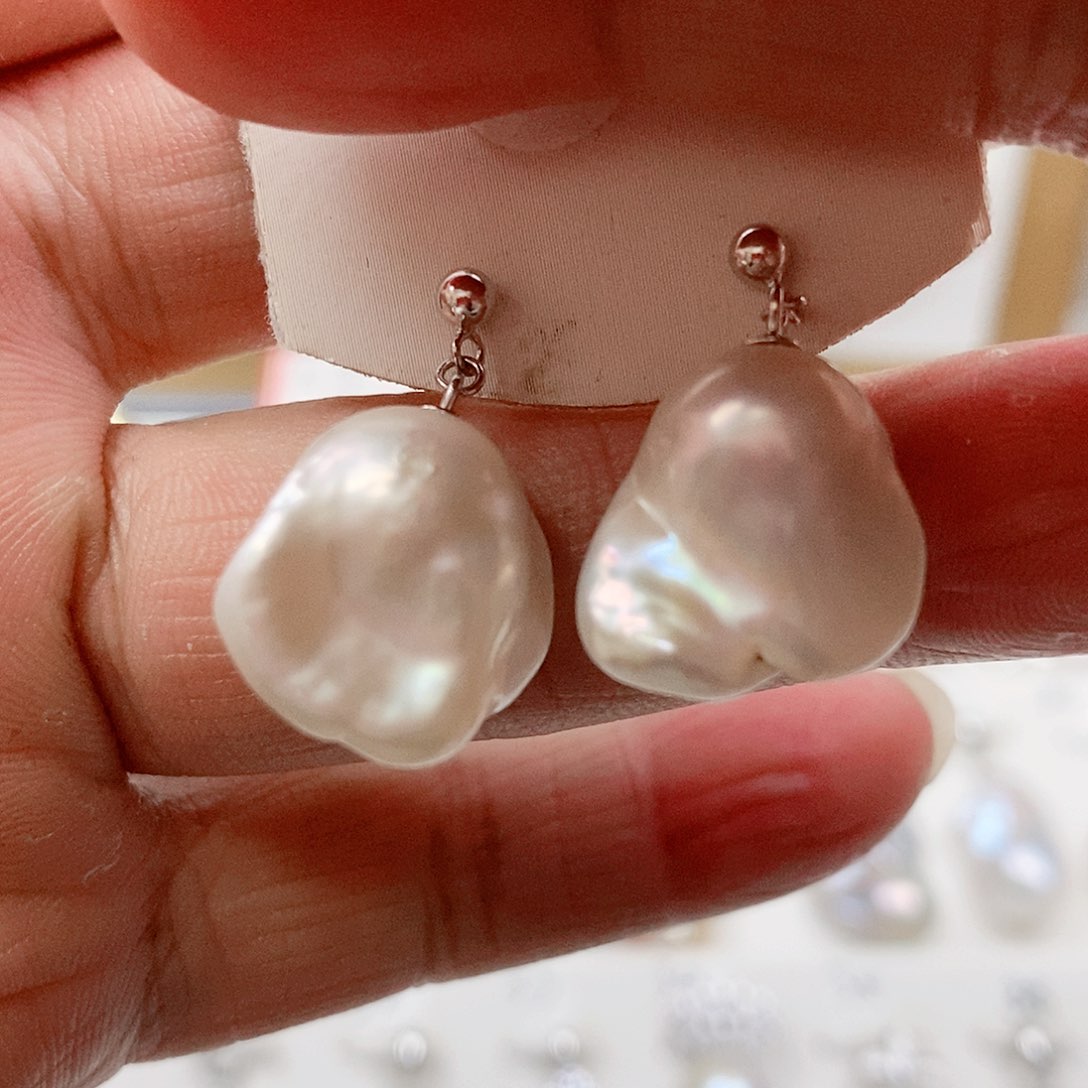 淡水珍珠颈饰银S925镶嵌