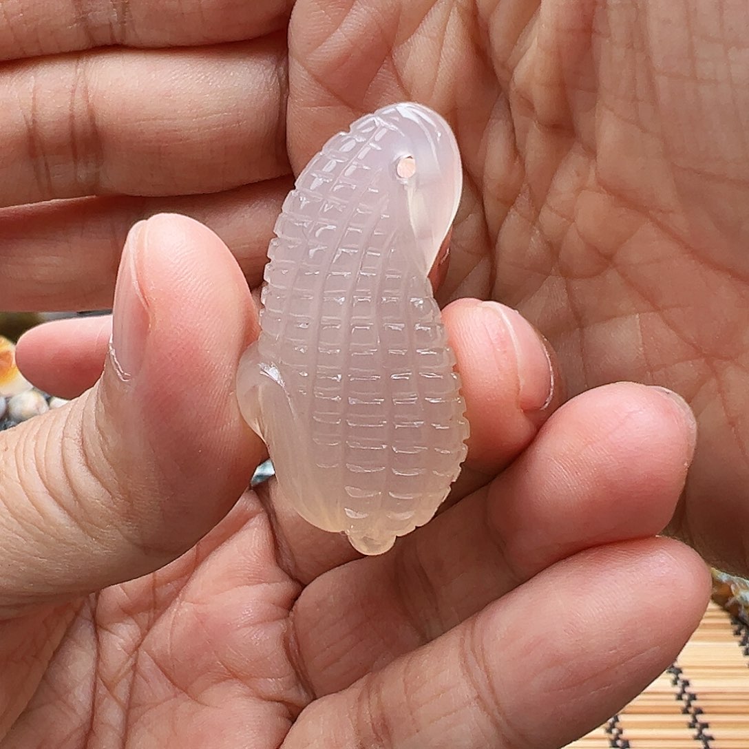 未镶嵌玛瑙/玉髓珠宝半成品