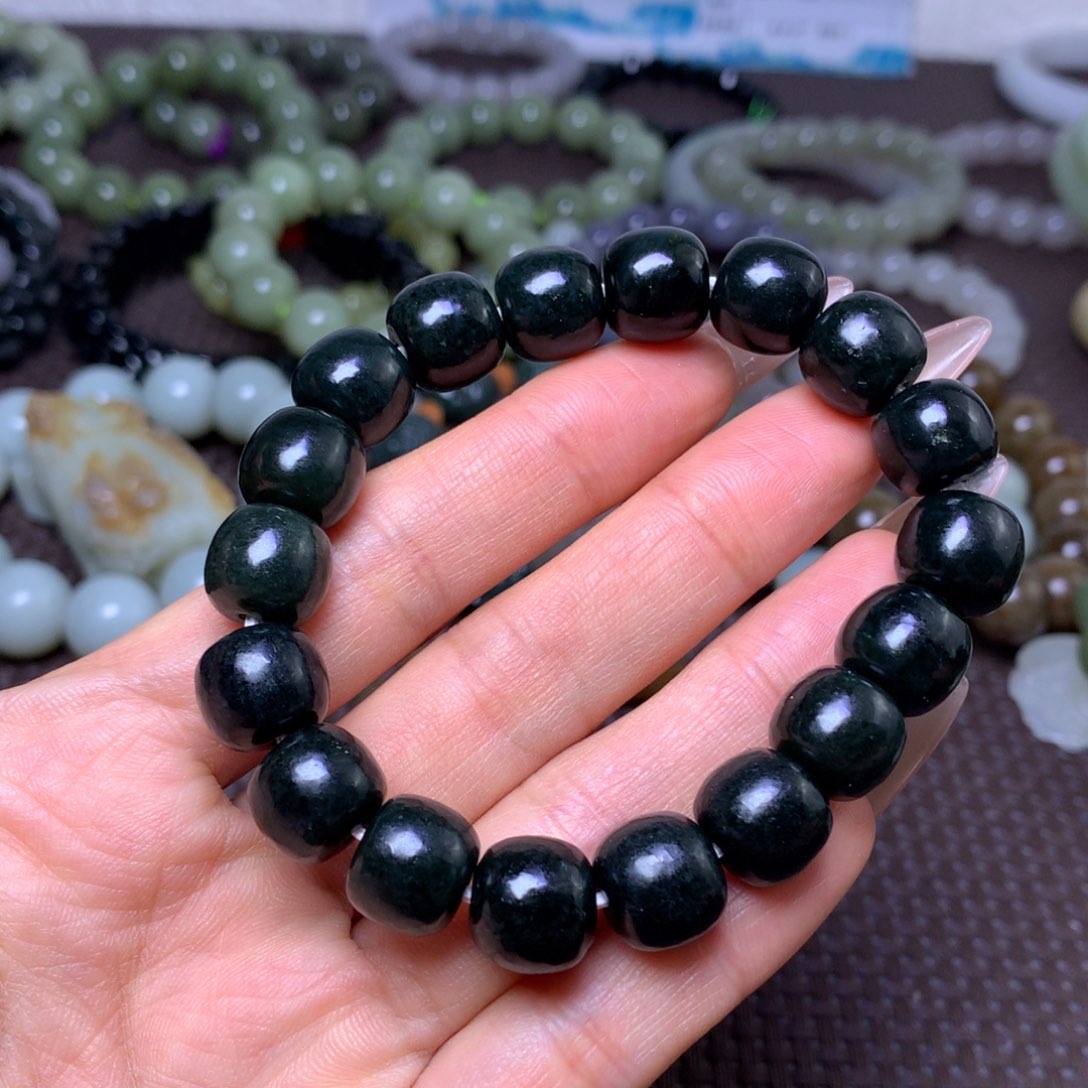 未镶嵌手串和田玉卡12