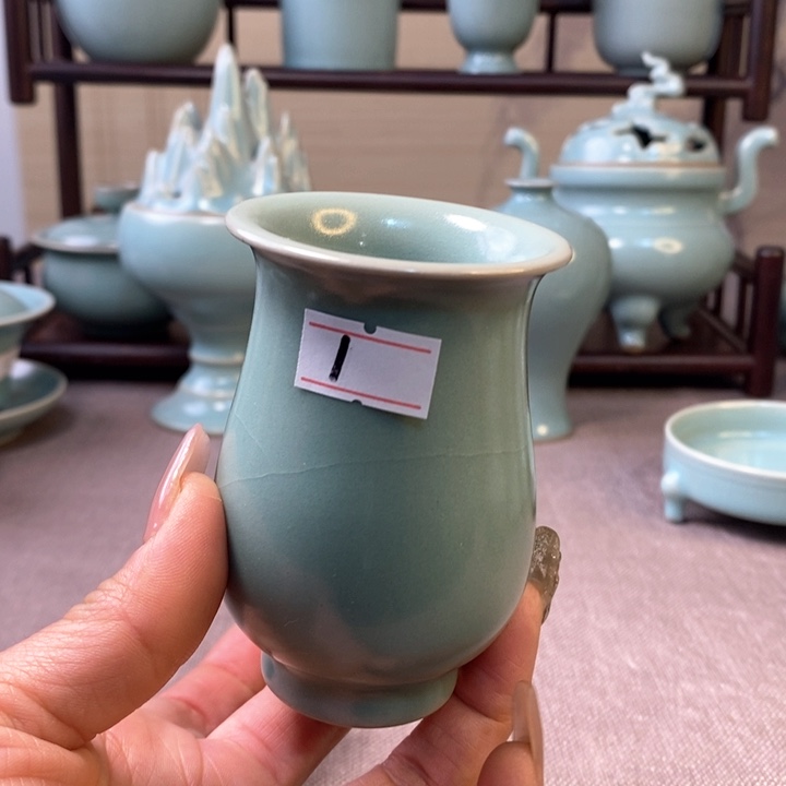 原产地汝瓷主人杯微