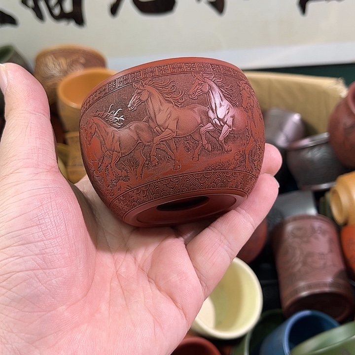 茶杯紫砂全手工紫砂主人杯