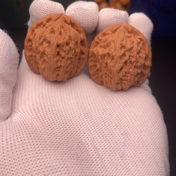 吊坠文玩核桃白狮子