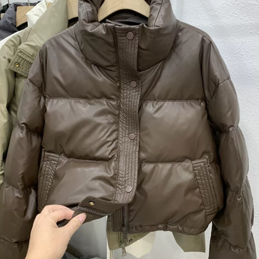 530#镜面爆款棉服