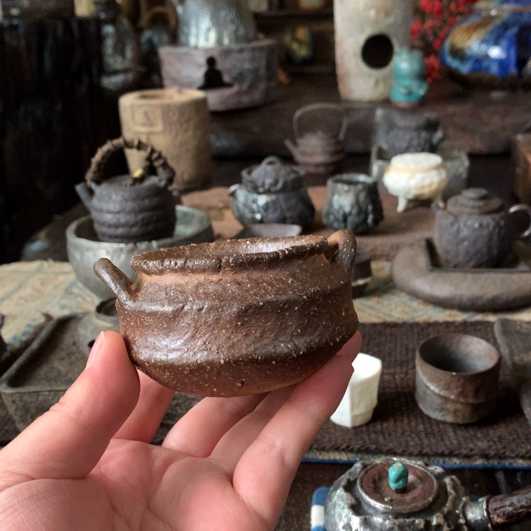 杯手工制作柴烧茶具