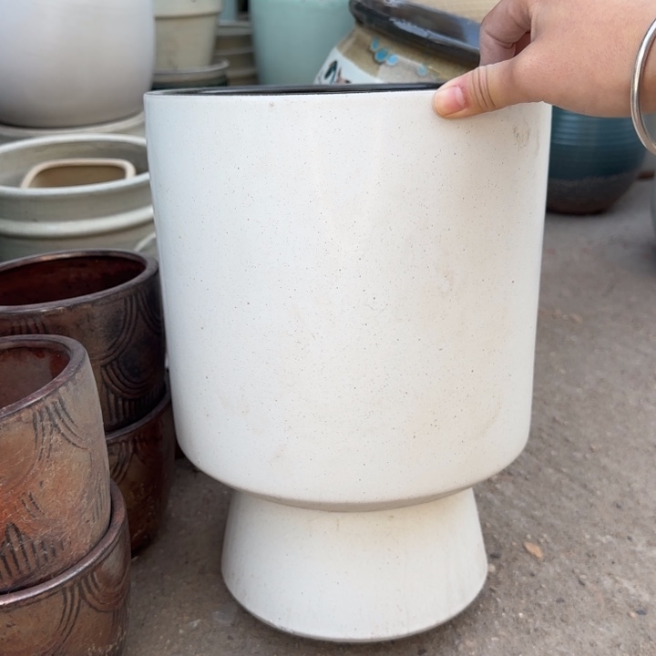 瑕疵花盆处理啦口22高30