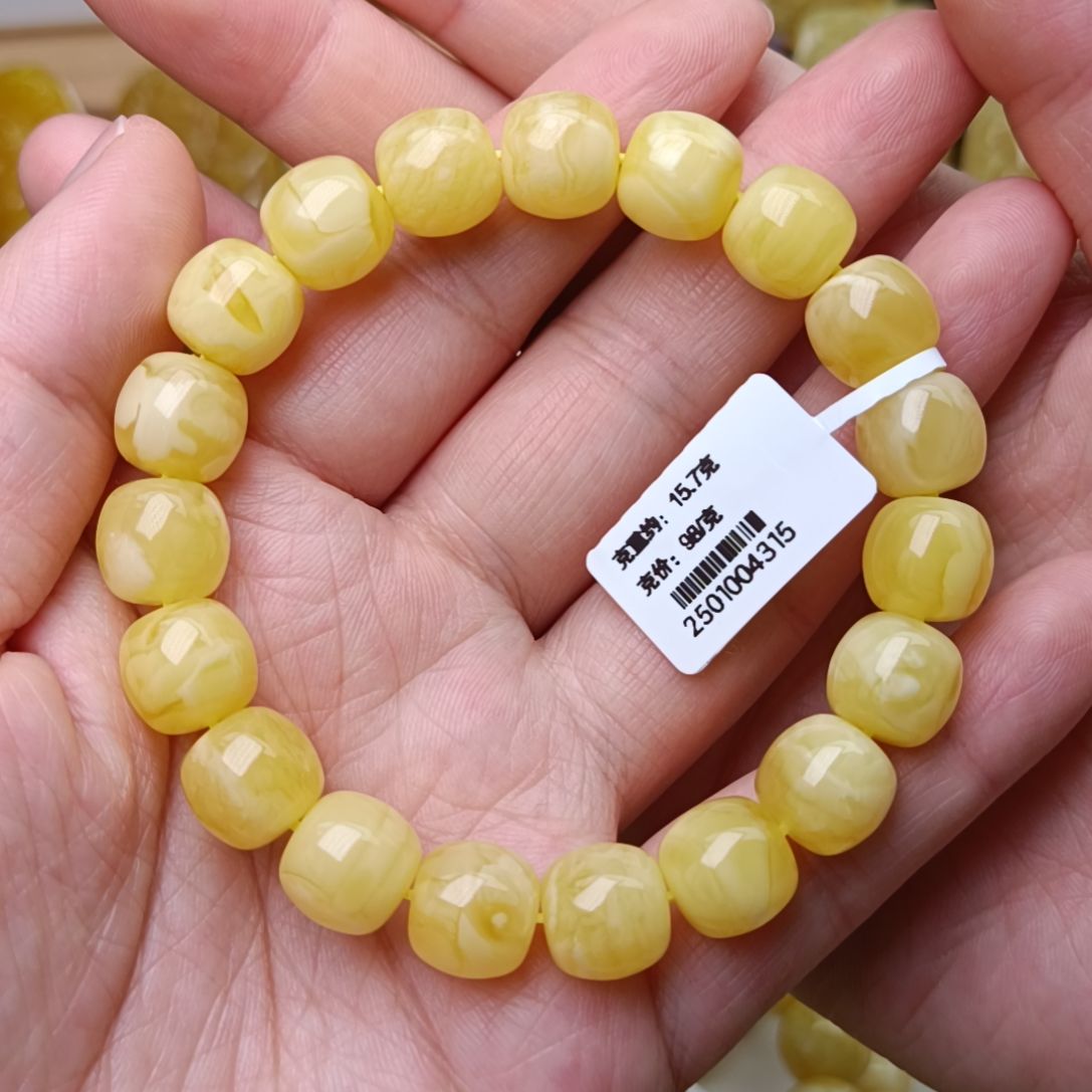 蜜蜡手链未镶嵌11老型