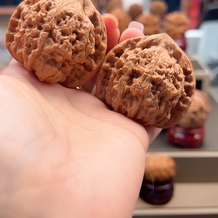 文玩核桃把件48 官帽 b-003