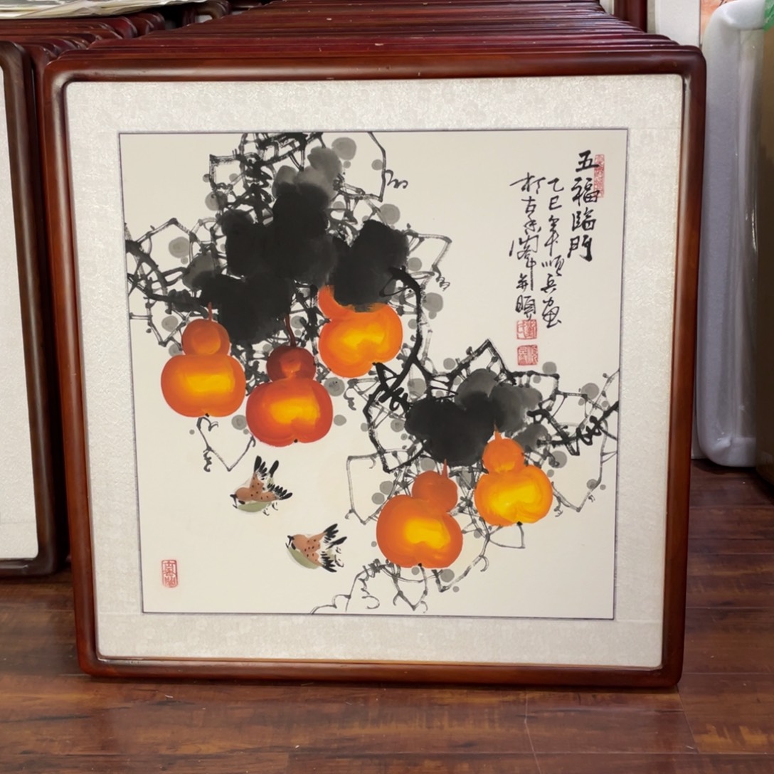 国画带框尺寸63*63厘米