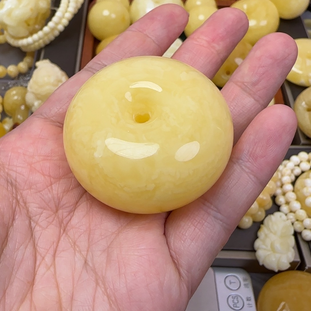 蜜蜡颈饰未镶嵌天然蜜蜡