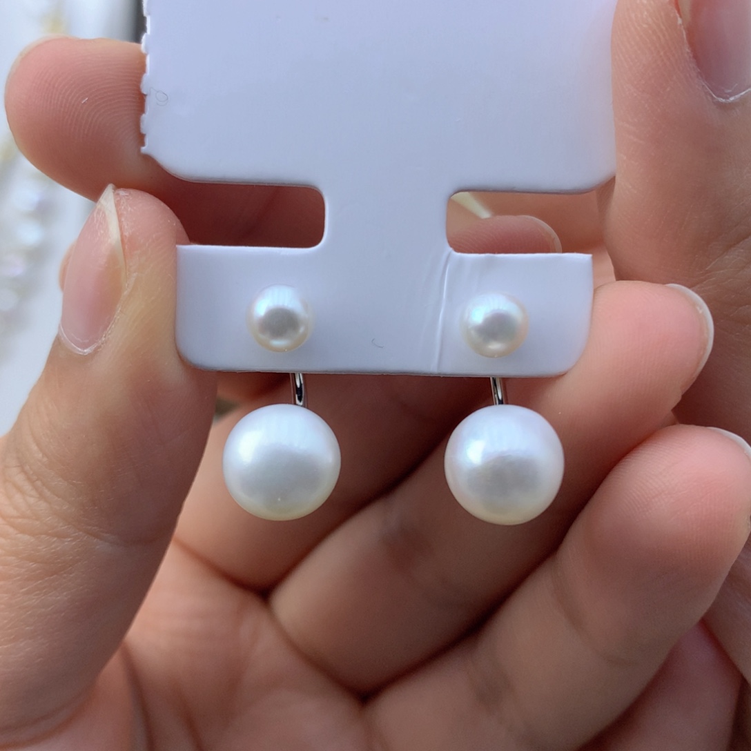 耳饰合金淡水珍珠