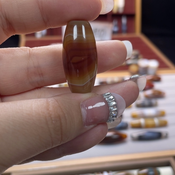 玛瑙/玉髓合金颈饰