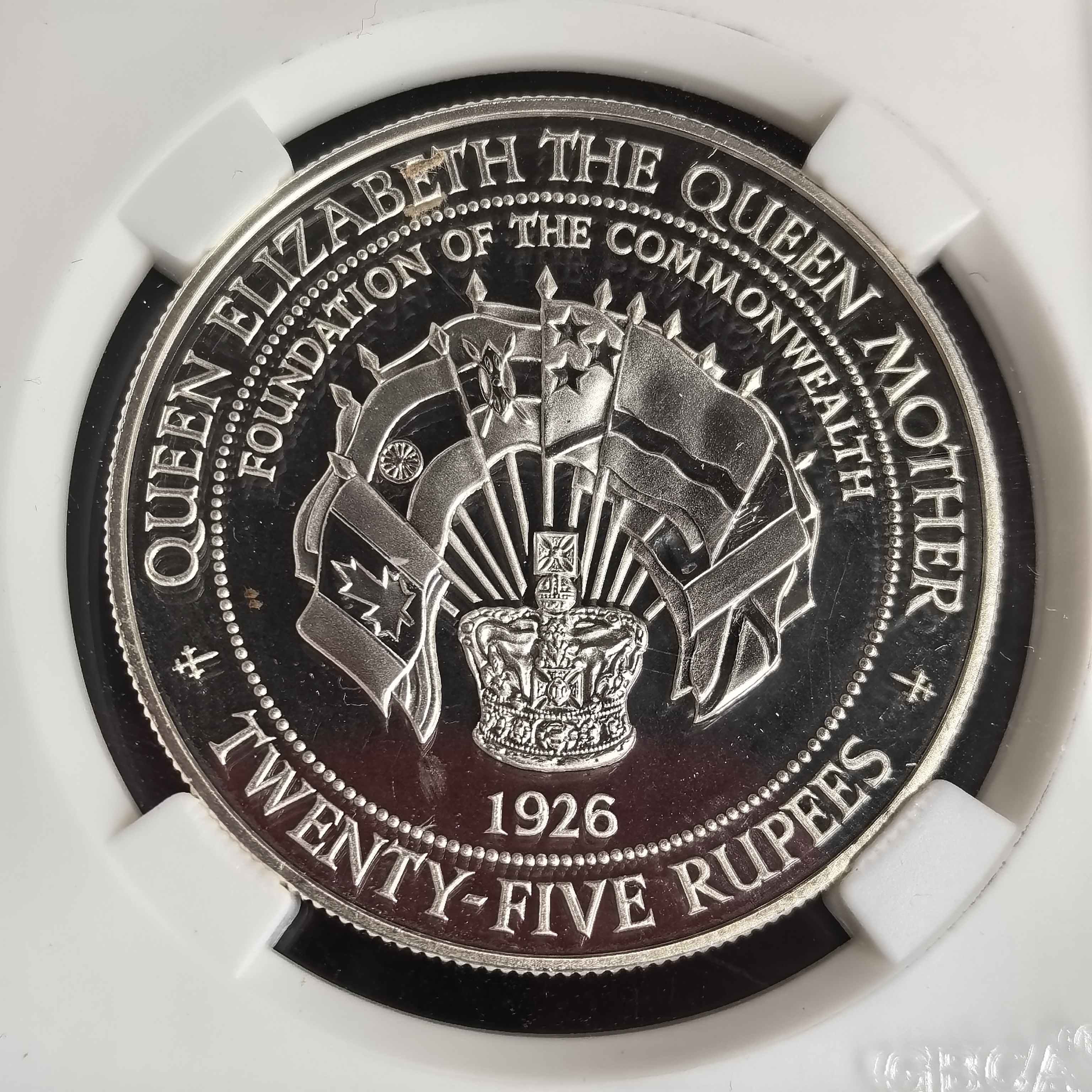 稀有精铸银币1995塞舌尓发行英联邦成立90周年发行高银925