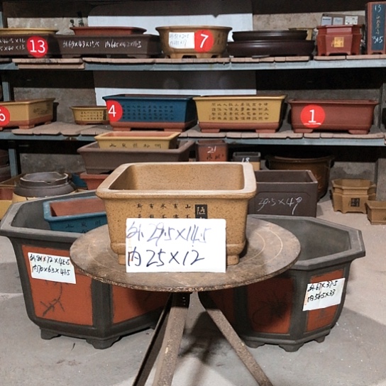 紫砂紫砂花盆包邮