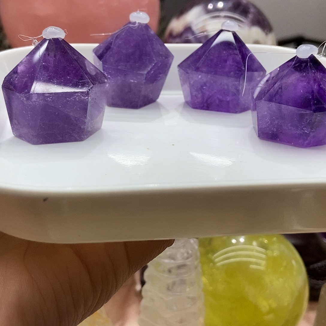紫晶珠宝半成品未镶嵌38