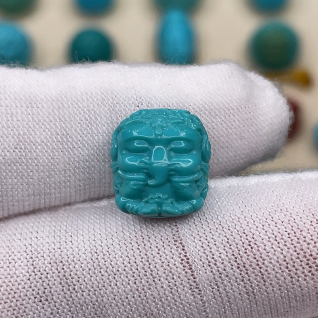 绿松石挂件未镶嵌11.4mm