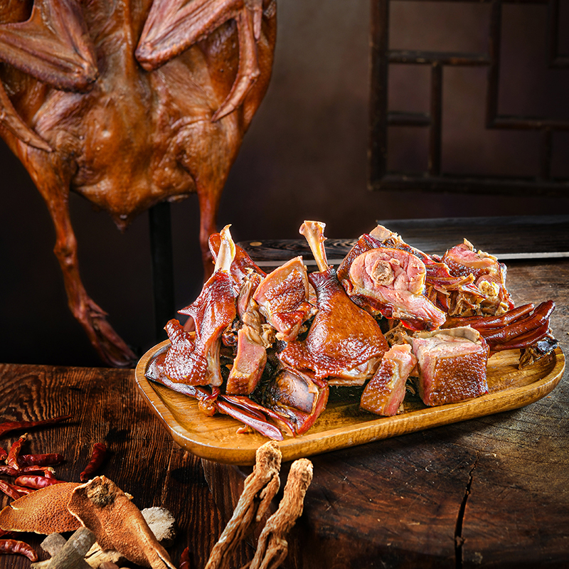 巴蜀宜品大板鸭 四川宜宾特产柴火烟熏腊川渝风味农家自制腊鸭