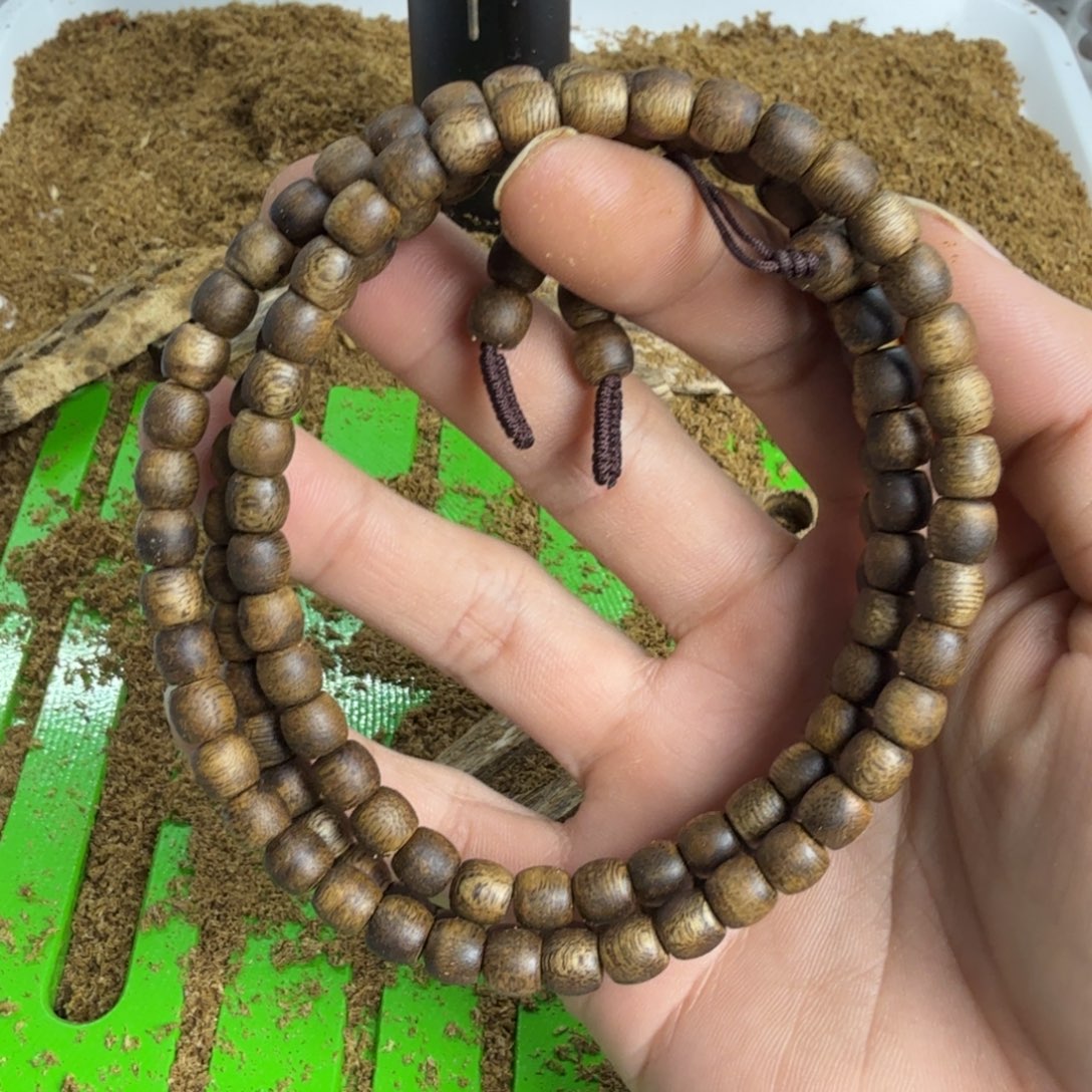 七***月沉香碎屑沉香0.6规格12克➕鼓珠