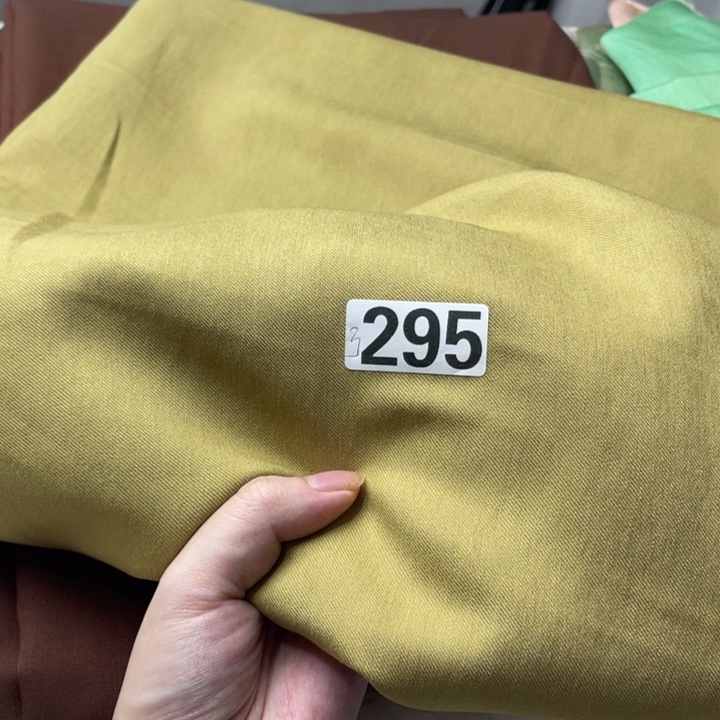混纺棉295。秋款黄绿色2