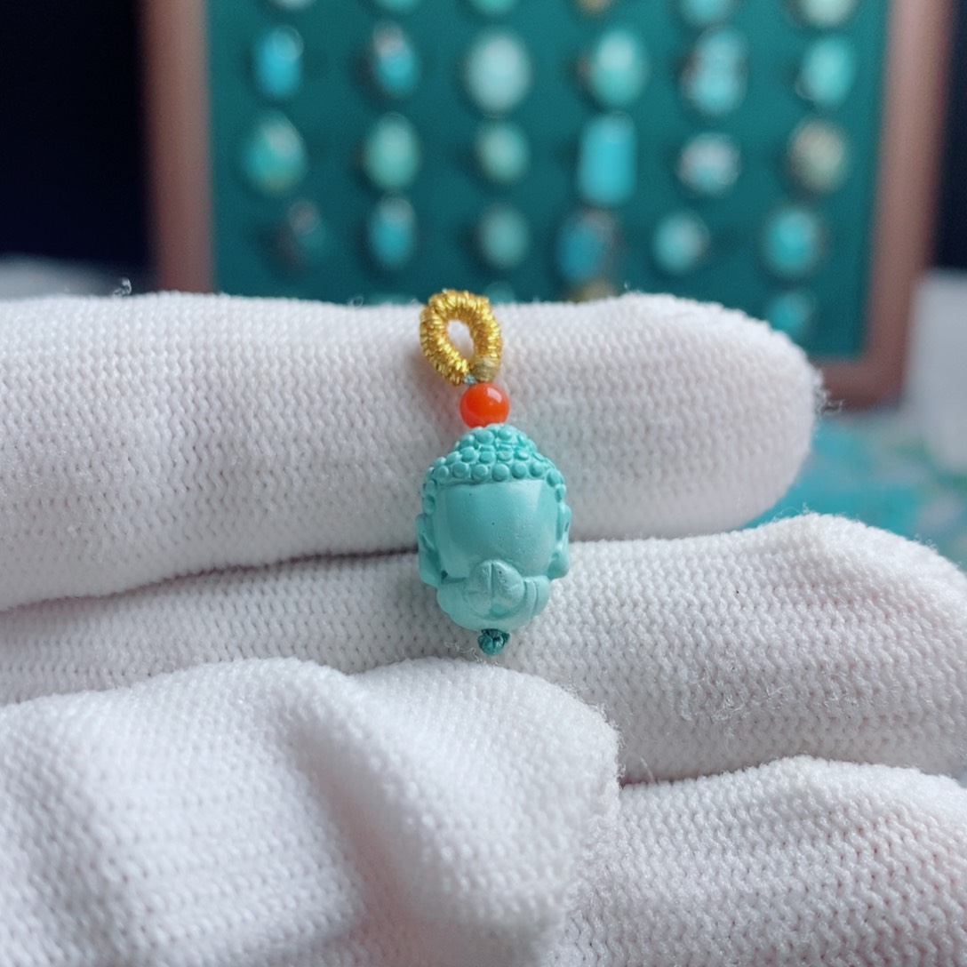 绿松石颈饰未镶嵌你****?