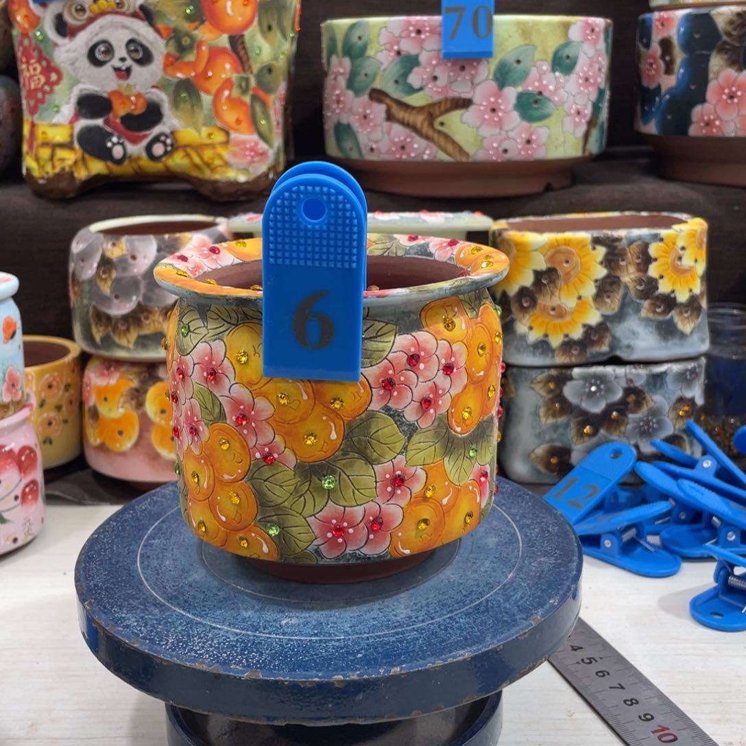 红陶奶罐花盆多肉花盆