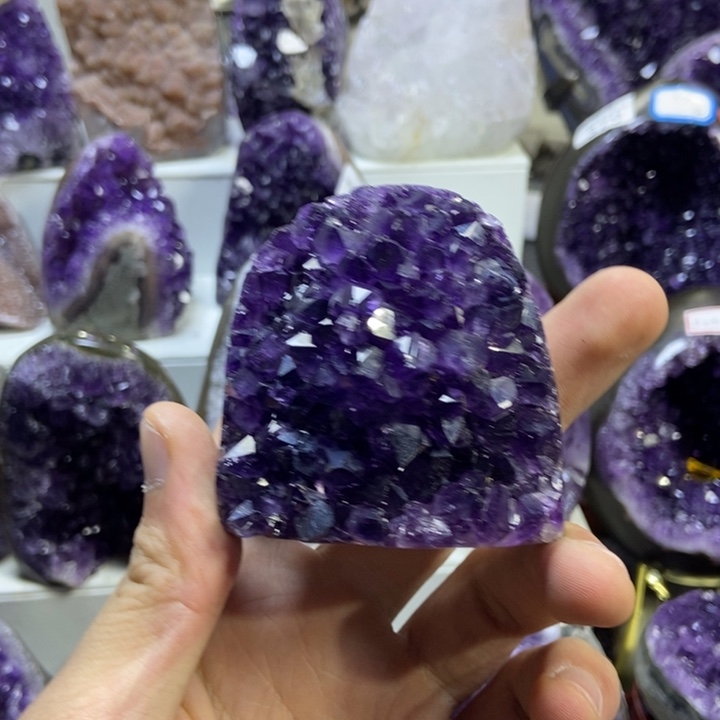 未镶嵌大型摆件（非配饰）紫晶小葛