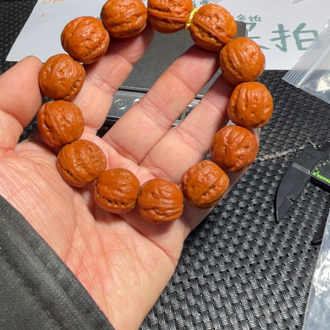 顺***1文玩核桃手串方顿