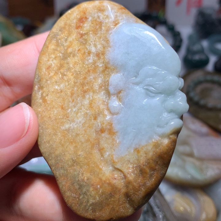 翡翠未镶嵌颈饰保真天然A货翡翠