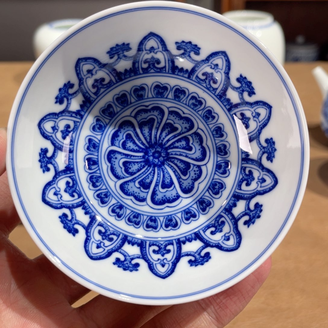 杯 经典王步花鸟 小桥窑