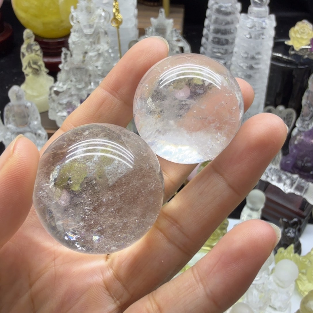 水晶未镶嵌珠宝半成品