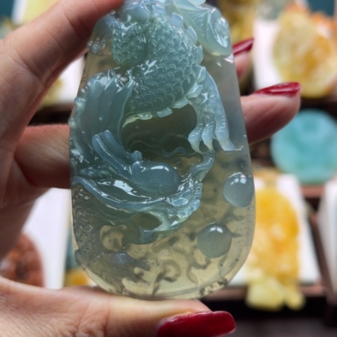 岫玉挂件未镶嵌挂件