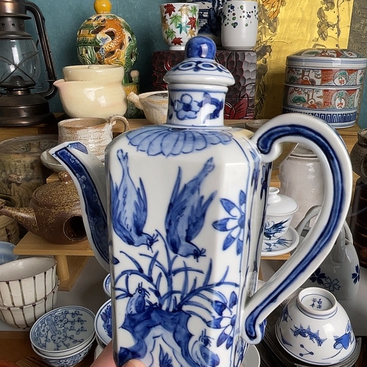 清***年瓷片好看的壶不错的哦